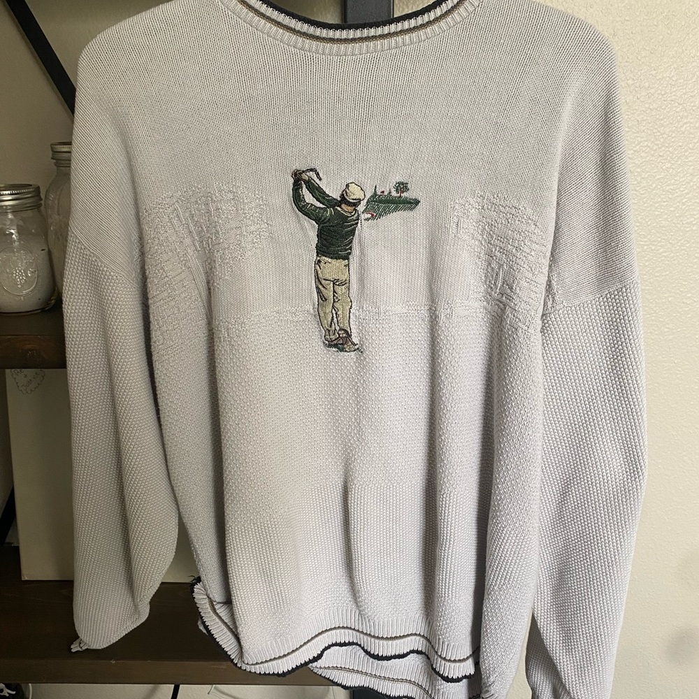 Grand Slam golfer sweater